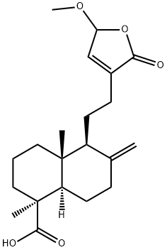 15-Methoxypinusolidic acid 化学構造式