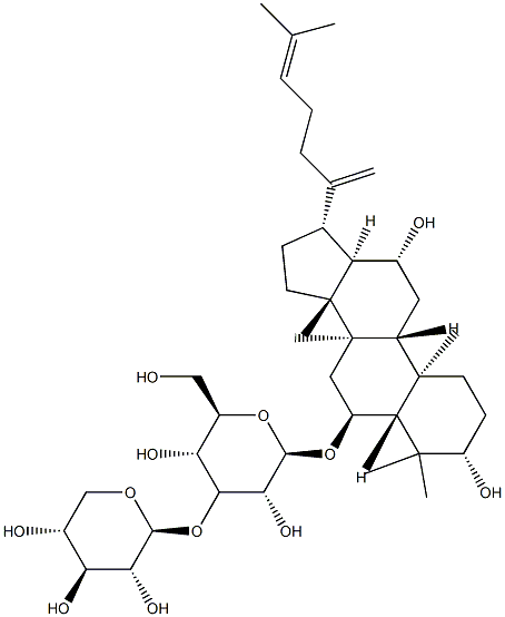 ノトギンセノシドT5 化学構造式