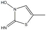 2(3H)-Thiazolimine,3-hydroxy-5-methyl-(9CI) Struktur