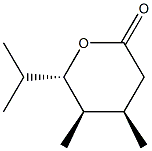 2H-Pyran-2-one,tetrahydro-4,5-dimethyl-6-(1-methylethyl)-,(4R,5R,6S)-rel-(9CI)|