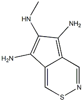 2,5,6-Benzothiazoletriamine,N2-methyl-(9CI),77085-67-7,结构式