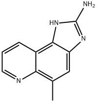 1H-Imidazo[4,5-f]quinolin-2-amine,5-methyl-(9CI) Struktur