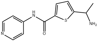 2-Thiophenecarboxamide,5-(1-aminoethyl)-N-4-pyridinyl-(9CI) Structure