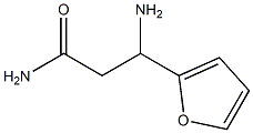 2-Furanpropanamide,beta-amino-(9CI) Structure