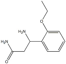 Benzenepropanamide, ba-amino-2-ethoxy- (9CI) Structure