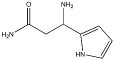 1H-Pyrrole-2-propanamide,beta-amino-(9CI) Struktur