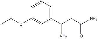 Benzenepropanamide, ba-amino-3-ethoxy- (9CI) Structure