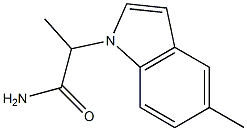 1H-Indole-1-acetamide,alpha,5-dimethyl-(9CI) 结构式