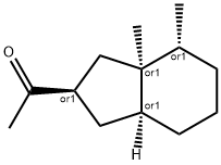 Ethanone, 1-[(2R,3aS,4R,7aS)-octahydro-3a,4-dimethyl-1H-inden-2-yl]-, rel- (9CI) 结构式