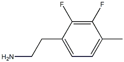 2-(2,3-difluoro-4-methylphenyl)ethanamine 结构式