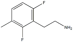 2-(2,6-二氟-3-甲基苯基)乙烷-1-胺,771581-81-8,结构式