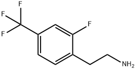 2-(2-fluoro-4-(trifluoromethyl)phenyl)ethanamine Struktur