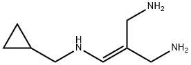 1-Propene-1,3-diamine,2-(aminomethyl)-N-(cyclopropylmethyl)-(9CI) 结构式