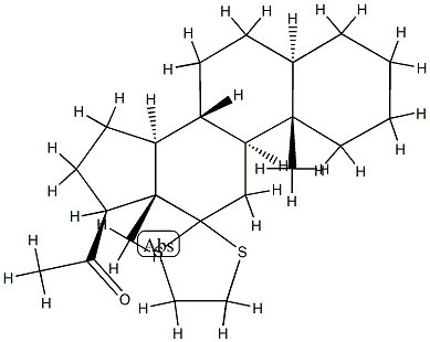 7718-52-7 12,12-(Ethylenebisthio)-5α-pregnan-20-one
