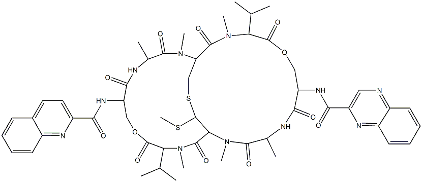 1QN-echinomycin Structure