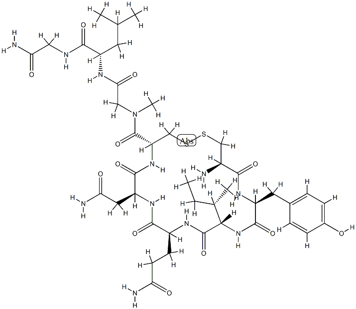 oxytocin, Sar(7)- Structure