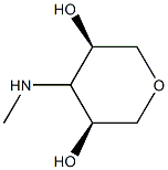 Xylitol, 1,5-anhydro-3-deoxy-3-(methylamino)- (9CI) Structure
