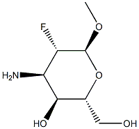 alpha-D-Altropyranoside, methyl 3-amino-2,3-dideoxy-2-fluoro- (9CI),772298-20-1,结构式