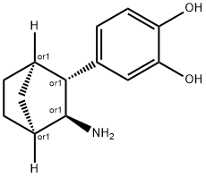 1,2-Benzenediol, 4-(3-aminobicyclo[2.2.1]hept-2-yl)-, (2-exo,3-endo)- (9CI) 化学構造式