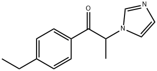 1-Propanone,1-(4-ethylphenyl)-2-(1H-imidazol-1-yl)-(9CI) 结构式