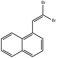1-(2,2-Dibromoethenyl)naphthalene Structure