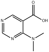 5-Pyrimidinecarboxylicacid,4-(dimethylamino)-(9CI) Structure