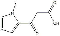 1H-Pyrrole-2-propanoicacid,1-methyl-beta-oxo-(9CI) Structure