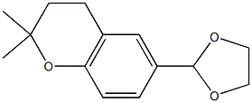 2H-1-Benzopyran,6-(1,3-dioxolan-2-yl)-3,4-dihydro-2,2-dimethyl-(9CI)|