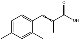 2-Propenoic acid, 3-(2,4-diMethylphenyl)-2-Methyl- 结构式