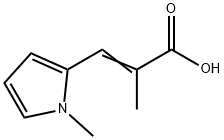 2-Propenoicacid,2-methyl-3-(1-methyl-1H-pyrrol-2-yl)-(9CI) Struktur