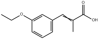 2-Propenoicacid,3-(3-ethoxyphenyl)-2-methyl-(9CI),773121-01-0,结构式