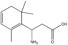 1,3-Cyclohexadiene-1-propanoicacid,bta-amino-2,6,6-trimethyl-(9CI)|