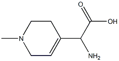 4-Pyridineaceticacid,alpha-amino-1,2,3,6-tetrahydro-1-methyl-(9CI) Structure