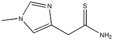 1H-Imidazole-4-ethanethioamide,1-methyl-(9CI) 结构式