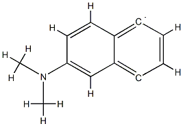 1,4-Naphthalenediyl,6-(dimethylamino)-(9CI) Structure