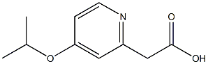 2-Pyridineaceticacid,4-(1-methylethoxy)-(9CI)|