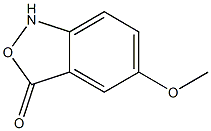 2,1-Benzisoxazol-3(1H)-one,5-methoxy-(9CI) 化学構造式