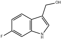 1H-Indole-3-methanol,6-fluoro-(9CI) Struktur
