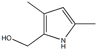 1H-Pyrrole-2-methanol,3,5-dimethyl-(9CI) 化学構造式