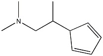 2,4-Cyclopentadiene-1-ethanamine,N,N,beta-trimethyl-(9CI) Structure