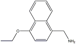 1-Naphthalenemethanamine,4-ethoxy-(9CI) Struktur