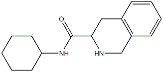 3-Isoquinolinecarboxamide,N-cyclohexyl-1,2,3,4-tetrahydro-(9CI) 化学構造式