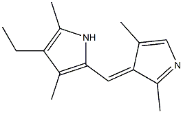 1H-Pyrrole,2-[(2,4-dimethyl-3H-pyrrol-3-ylidene)methyl]-4-ethyl-3,5-dimethyl-(9CI) Structure