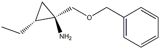 Cyclopropanamine, 2-ethyl-1-[(phenylmethoxy)methyl]-, (1R,2R)-rel- (9CI)|