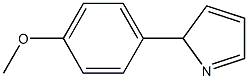 2H-Pyrrole,2-(4-methoxyphenyl)-(9CI) Structure