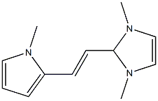 1H-Imidazole,2,3-dihydro-1,3-dimethyl-2-[(1E)-2-(1-methyl-1H-pyrrol-2-yl)ethenyl]-(9CI),774182-33-1,结构式