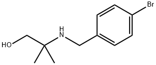 2-{[(4-bromophenyl)methyl]amino}-2-methylpropan-1-ol Structure