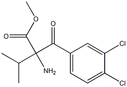 Phenylalanine,  3,4-dichloro--alpha--(1-methylethyl)--bta--oxo-,  methyl  ester,774478-12-5,结构式