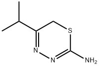 6H-1,3,4-Thiadiazin-2-amine,5-(1-methylethyl)-(9CI) Struktur