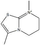 5H-Thiazolo[3,2-a]pyrimidinium,6,7-dihydro-3,8-dimethyl-(9CI) 结构式